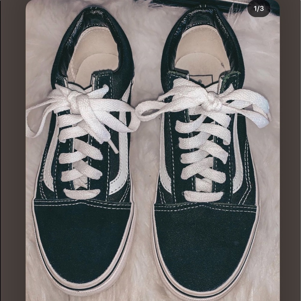 Black and White Vans Old Skool